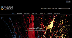 Desktop Screenshot of leadingedges.net