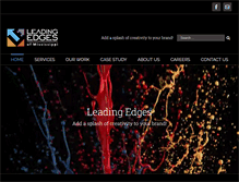 Tablet Screenshot of leadingedges.net